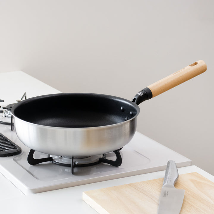 フライパン26cm深型IH対応ファストクック＋2層鋼ダイヤモンドコート