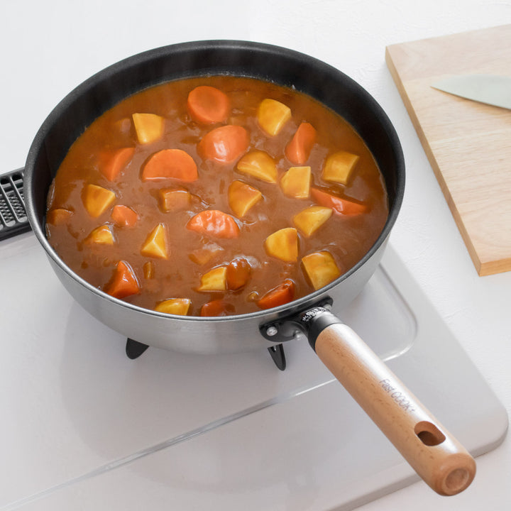 フライパン26cm深型IH対応ファストクック＋2層鋼ダイヤモンドコート