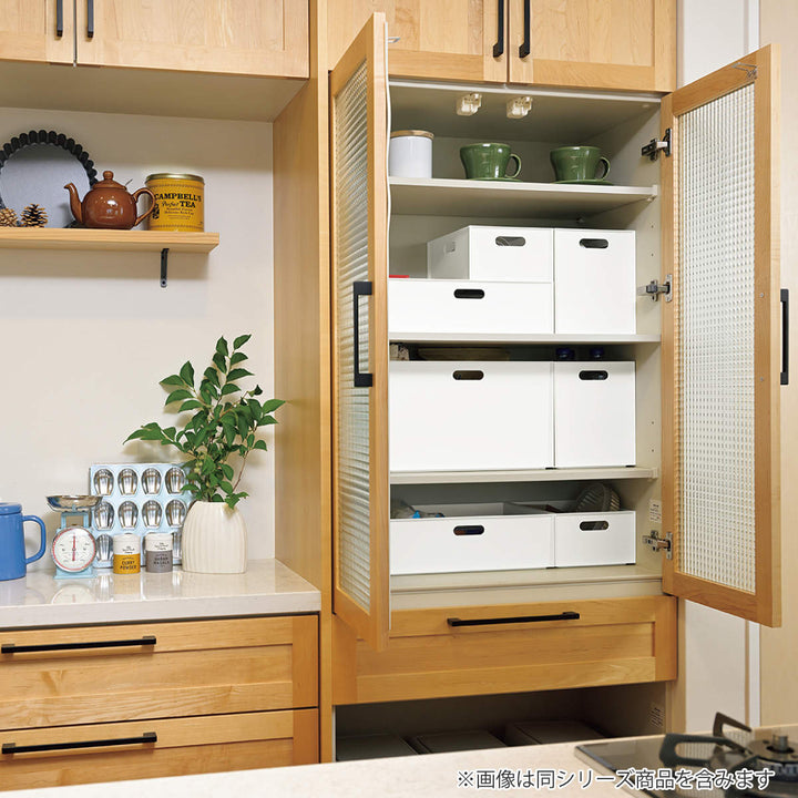 収納ボックスカロキューブ縦型ハーフカラーボックス幅19.5×奥行27×高さ12cm