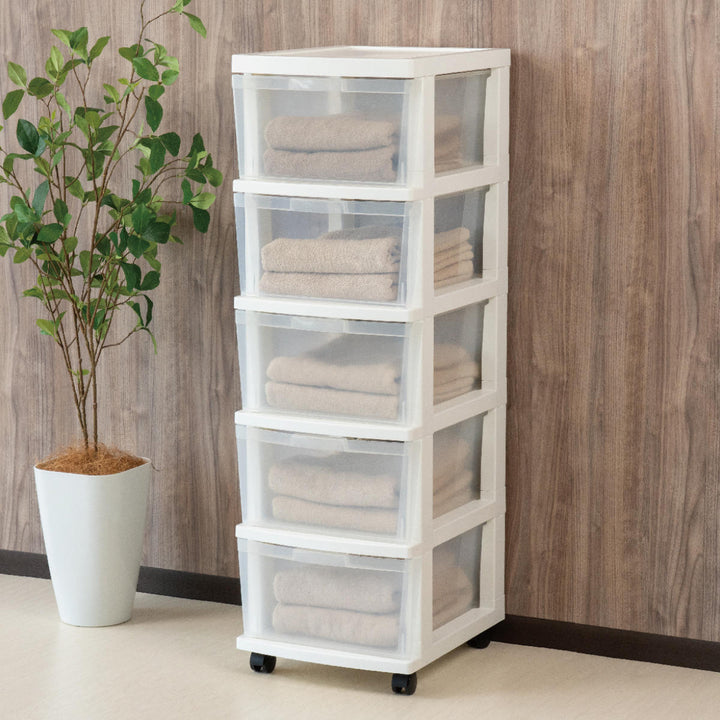 チェスト幅34cmエミングFT5段