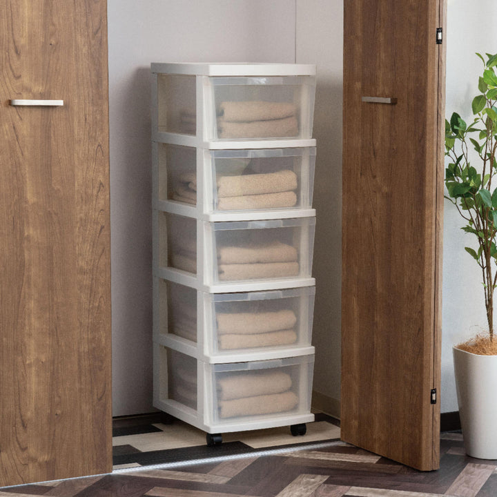 チェスト幅34cmエミングFT5段