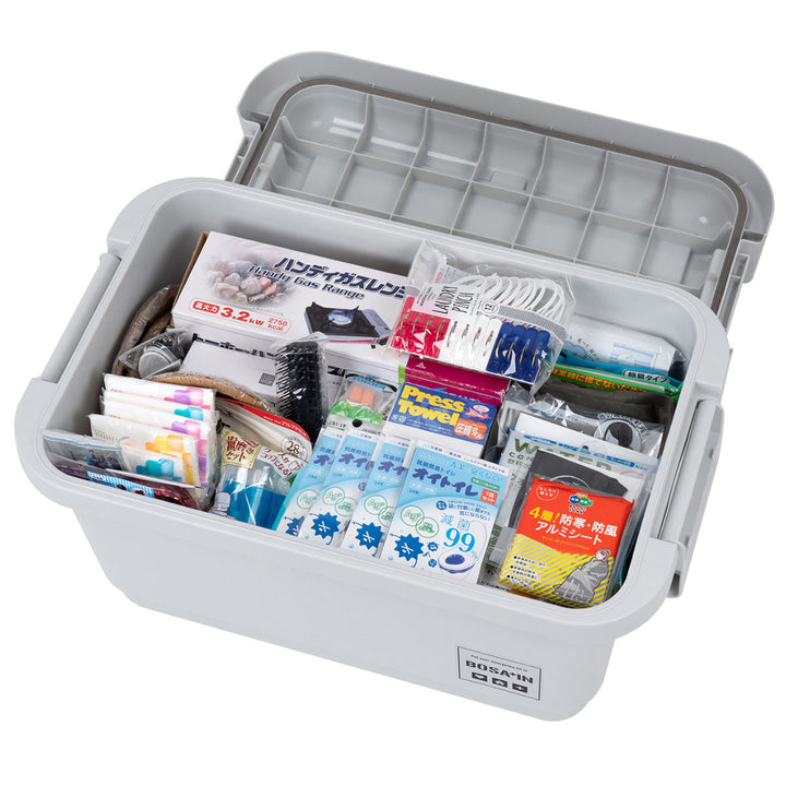 収納ボックス防災パッキン付き頑丈ボックス640BOSA+IN幅64×奥行40×高さ38cm