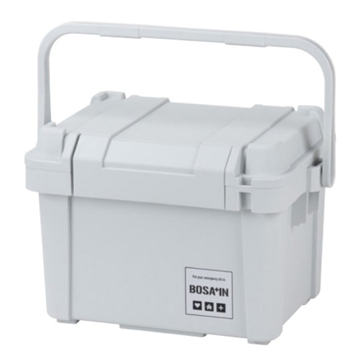 収納ボックス防災パッキン付き頑丈ボックス500BOSA+IN持ち手付き幅51.8×奥行36×高さ34.5cm
