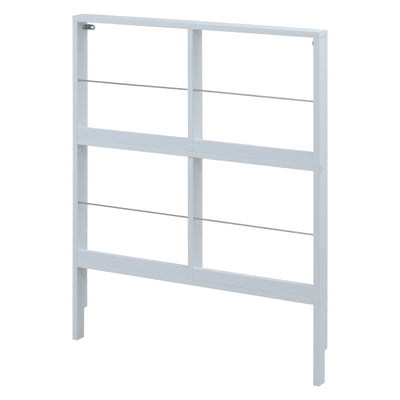 壁面レコードラック 幅74.5cm 4マス ホワイト