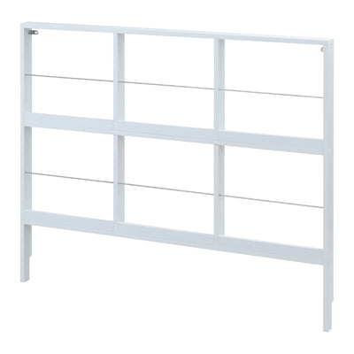 壁面レコードラック 幅111cm 6マス ホワイト