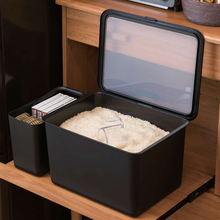 米びつ3kg5kg10kgPantryStockCaseフタ付きケースインナーセット計量カップ付き