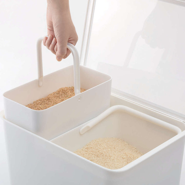 米びつ3kg5kg10kgPantryStockCaseフタ付きケースインナーセット計量カップ付き