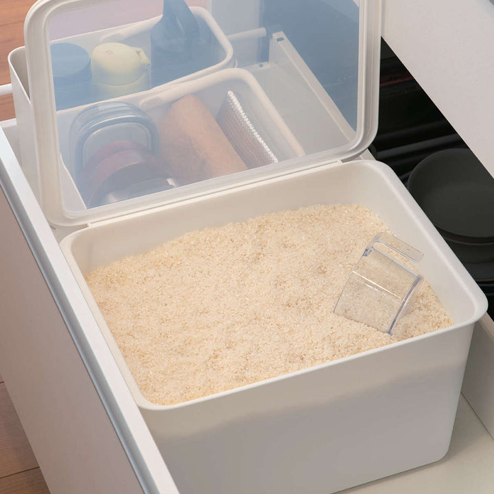 米びつ3kg5kg10kgPantryStockCaseフタ付きケースインナーセット計量カップ付き