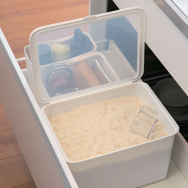 米びつ10kgPantryStockCaseフタ付きケース計量カップ付き