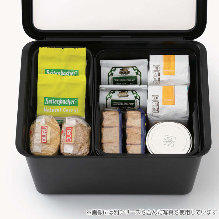 キッチン収納ケースPantryStockCaseハンドル付きケースワイド2個組