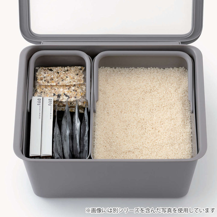 キッチン収納ケースPantryStockCaseハンドル付きケースワイド2個組