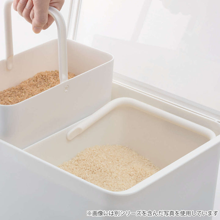 キッチン収納ケースPantryStockCaseハンドル付きケースワイド2個組