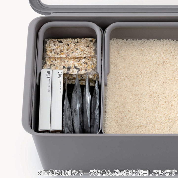 キッチン収納ケースPantryStockCaseハンドル付きケーススリム2個組