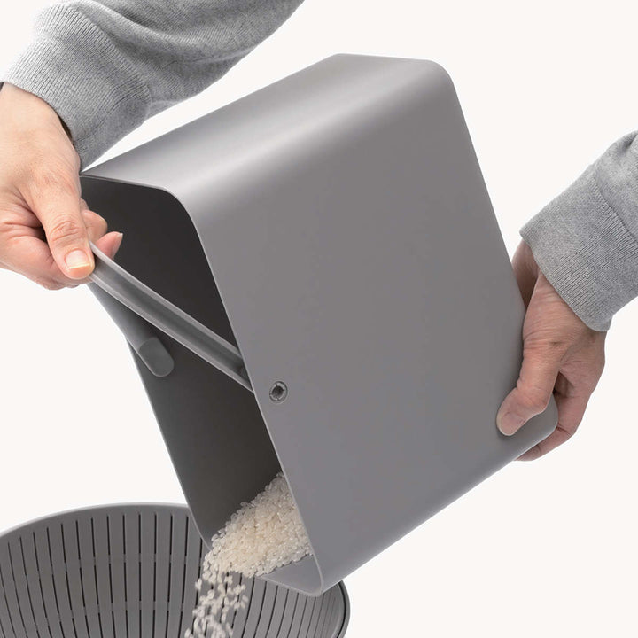 キッチン収納ケースPantryStockCaseハンドル付きケーススリム2個組