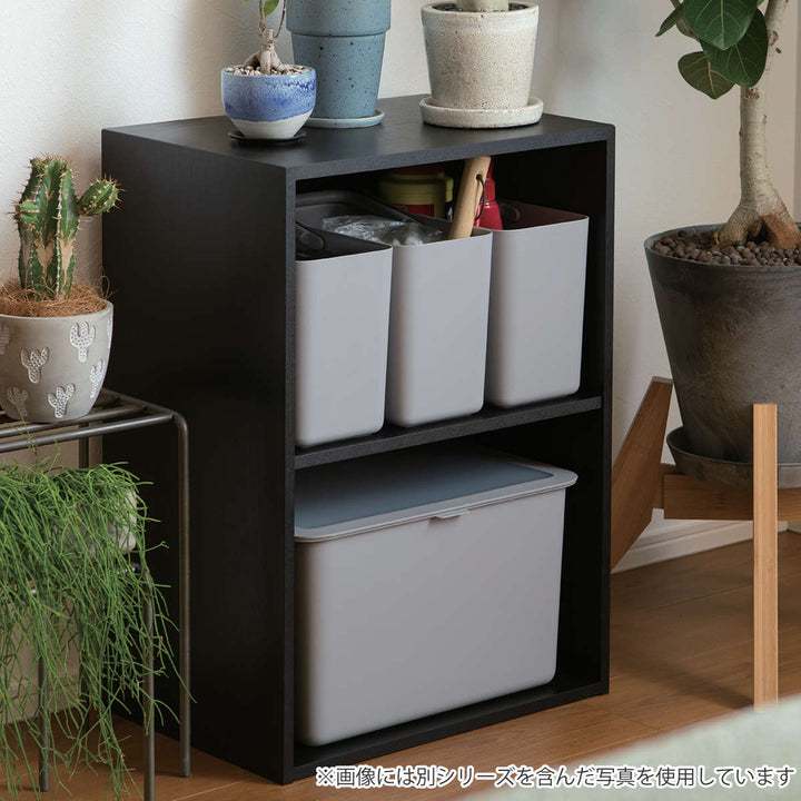 キッチン収納ケースPantryStockCaseハンドル付きケーススリム2個組