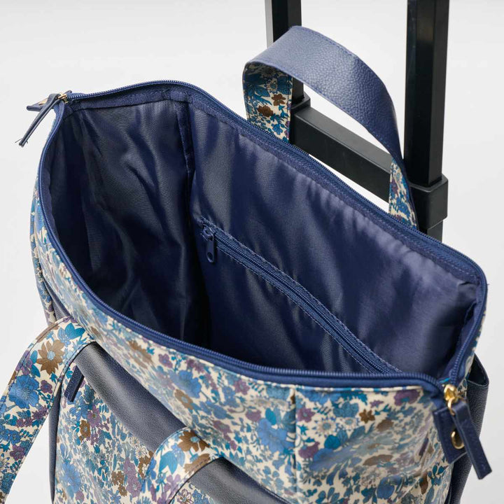 ショッピングカートcocoroココロ四輪型リバティ・ファブリックススモールネオポーチ付きエミリー