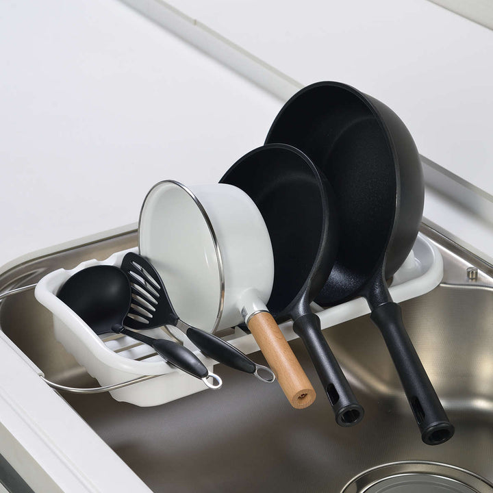 水切りかごスキットアルファシンク水切りラック伸縮