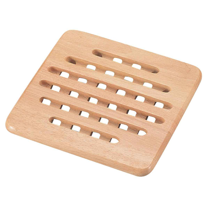 鍋敷フレア角型天然木