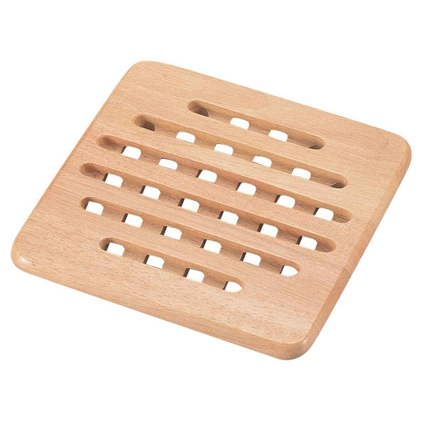 鍋敷フレア角型天然木