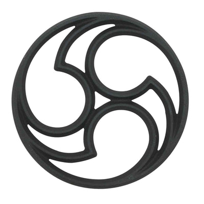 鍋敷 スプラウト 鉄鋳物製 三つ巴 麻の葉