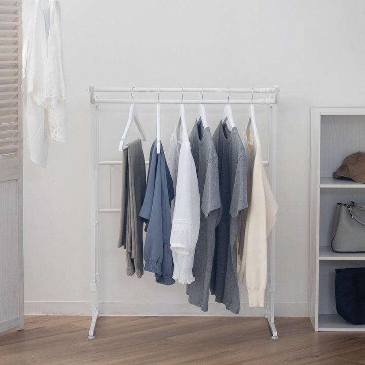 ハンガーラックダブル押入れ伸縮タイプ