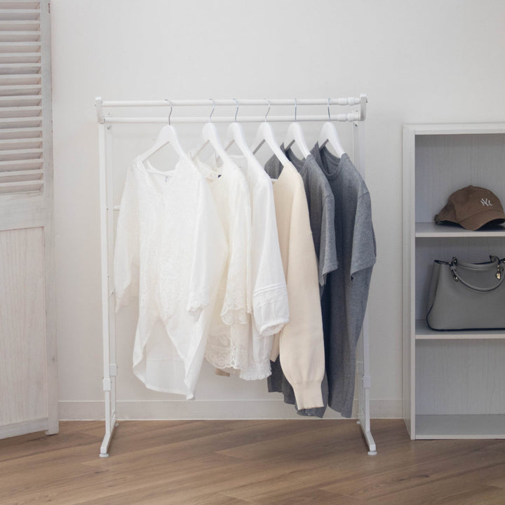 ハンガーラックダブル押入れ伸縮タイプ