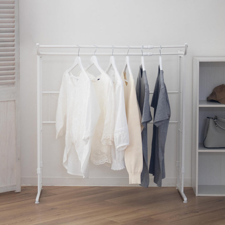 ハンガーラックダブル押入れ伸縮タイプ