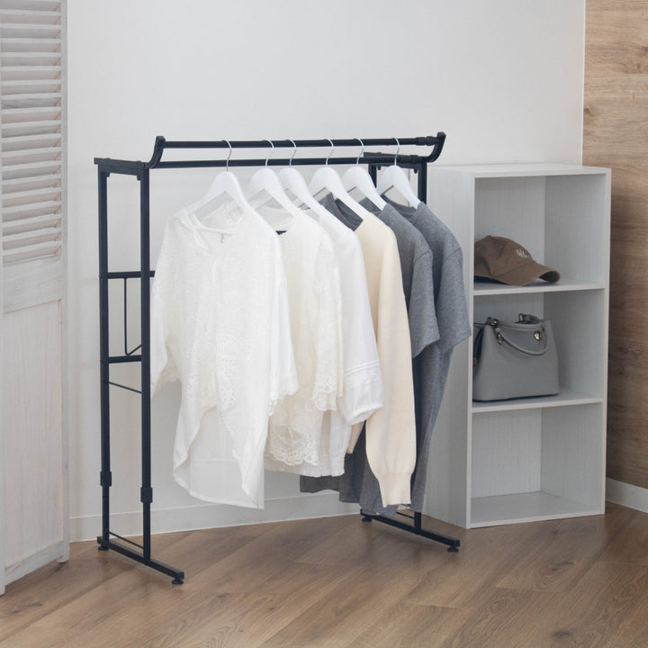 ハンガーラックダブル押入れ伸縮タイプ