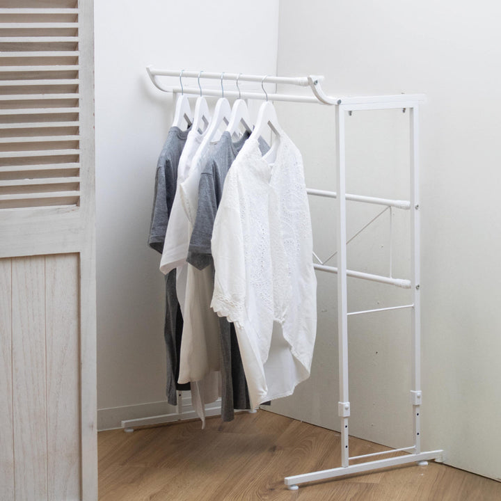 ハンガーラックダブル押入れ伸縮タイプ