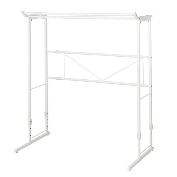 ハンガーラックダブル押入れ伸縮タイプ