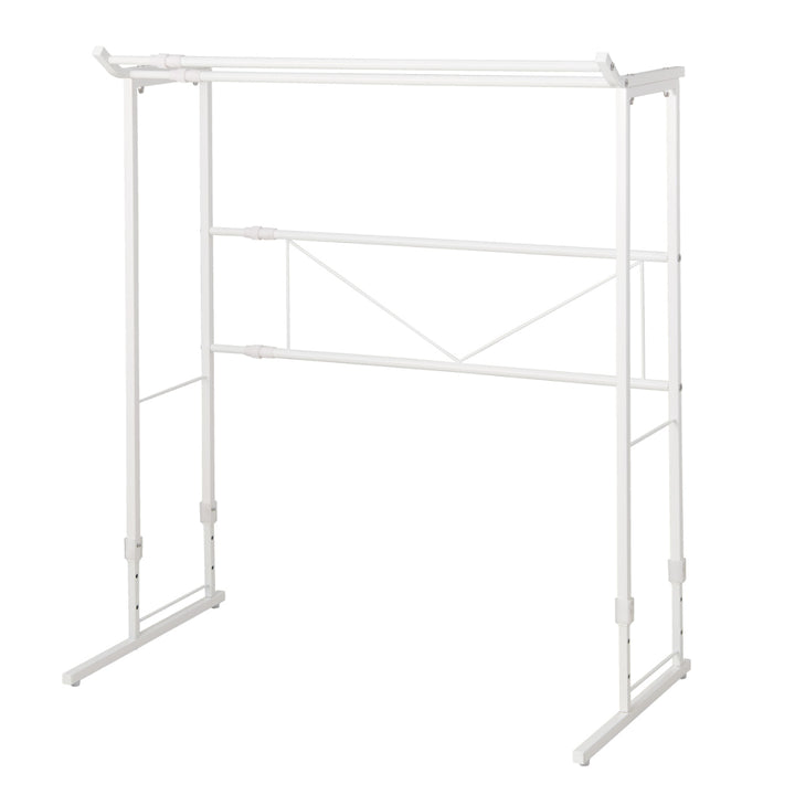 ハンガーラックダブル押入れ伸縮タイプ