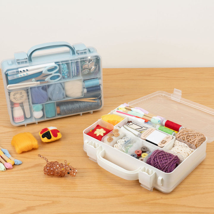 収納ボックスツインコレクションケース300推し活ケース持ち手付き