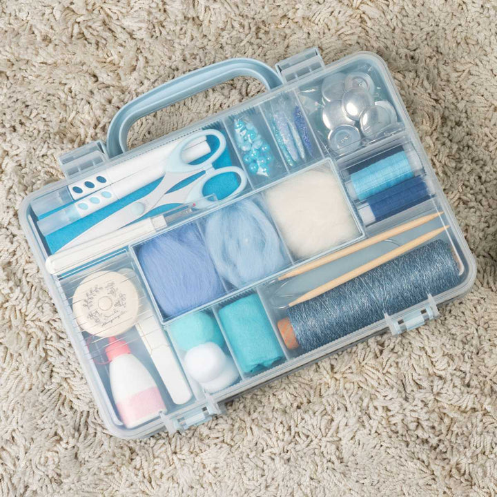 収納ボックスツインコレクションケース300推し活ケース持ち手付き