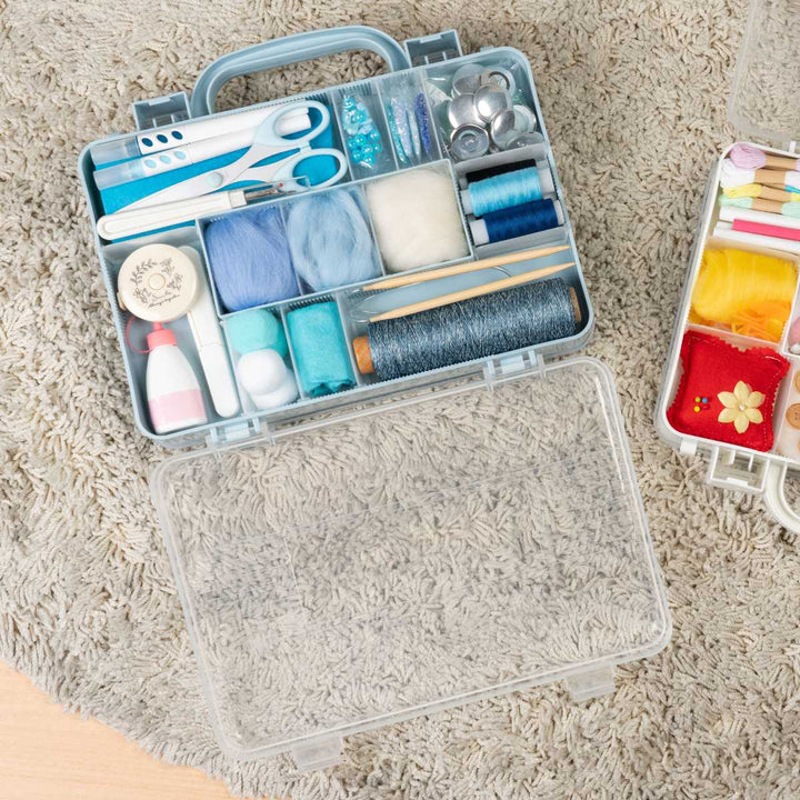 収納ボックスツインコレクションケース300推し活ケース持ち手付き