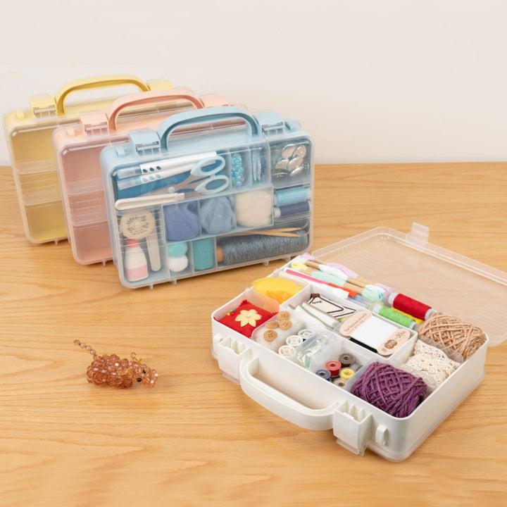 収納ボックスツインコレクションケース300推し活ケース持ち手付き