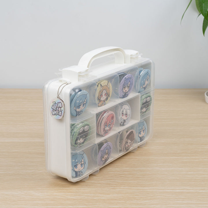 収納ボックスツインコレクションケース300推し活ケース持ち手付き