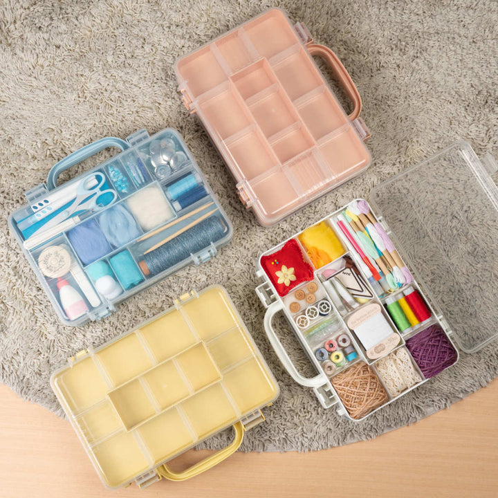 収納ボックスツインコレクションケース300推し活ケース持ち手付き