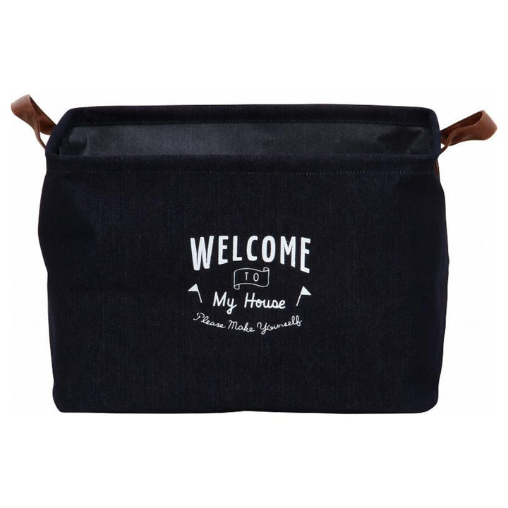 収納ボックス布ファブリックボックススクエアデニムインナーケース折りたたみ