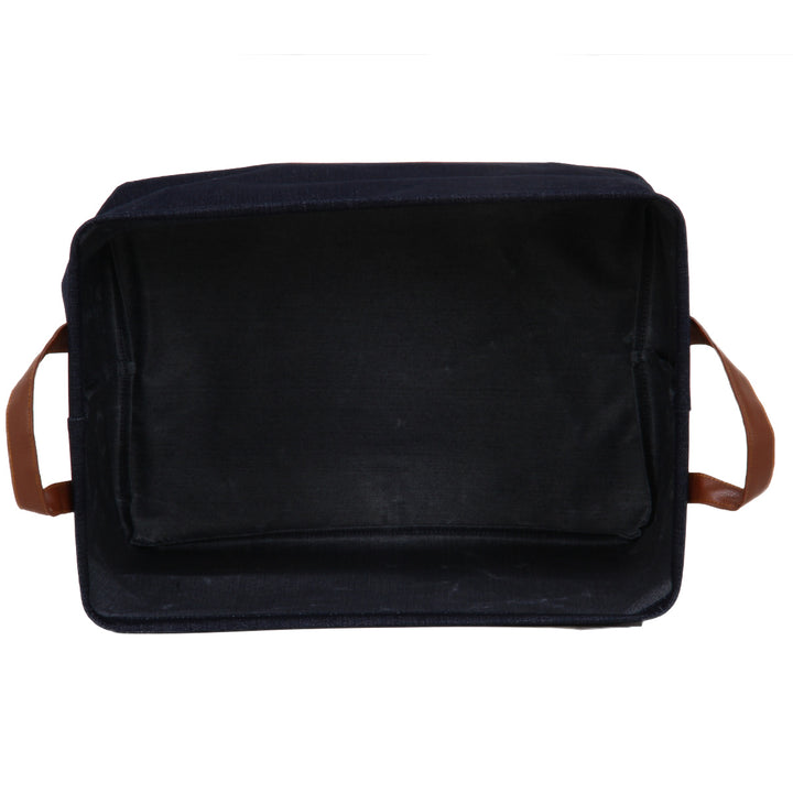 収納ボックス布ファブリックボックススクエアデニムインナーケース折りたたみ