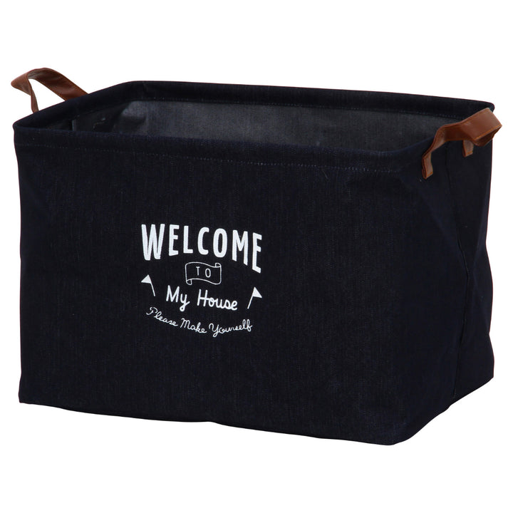 収納ボックス布ファブリックボックススクエアデニムインナーケース折りたたみ