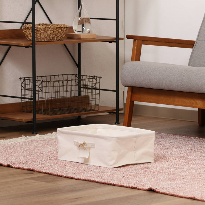 収納ボックス布ふたなし魅せる収納ボックス横ハーフ