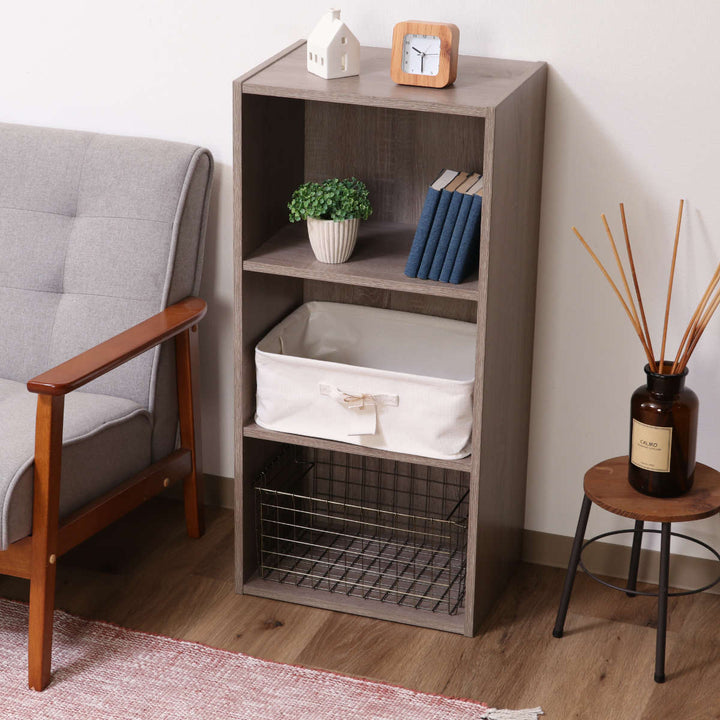 収納ボックス布ふたなし魅せる収納ボックス横ハーフ