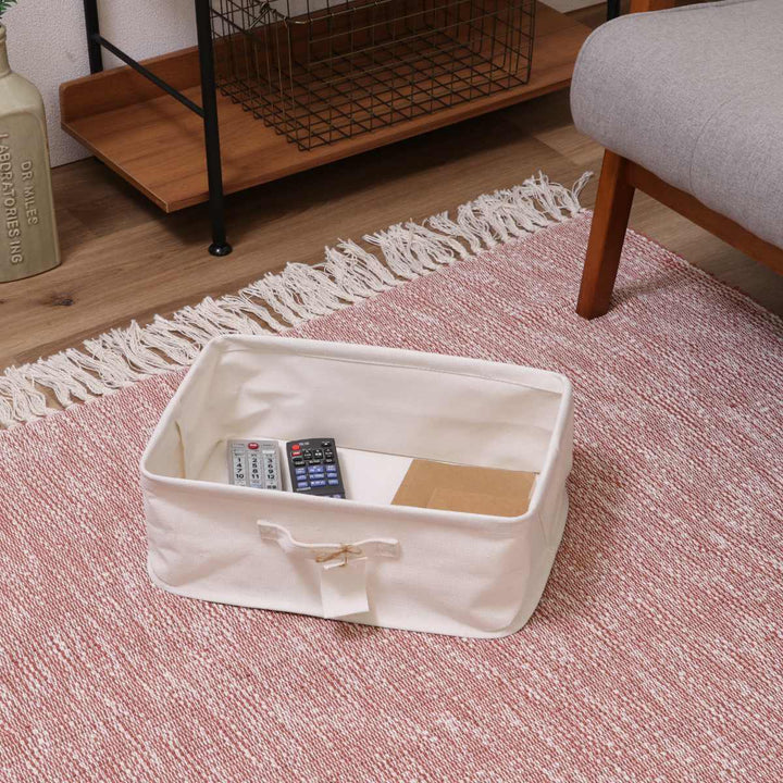 収納ボックス布ふたなし魅せる収納ボックス横ハーフ