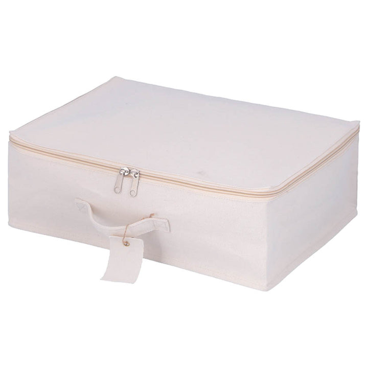 収納ボックスふた付き布魅せる収納ボックス横ハーフ