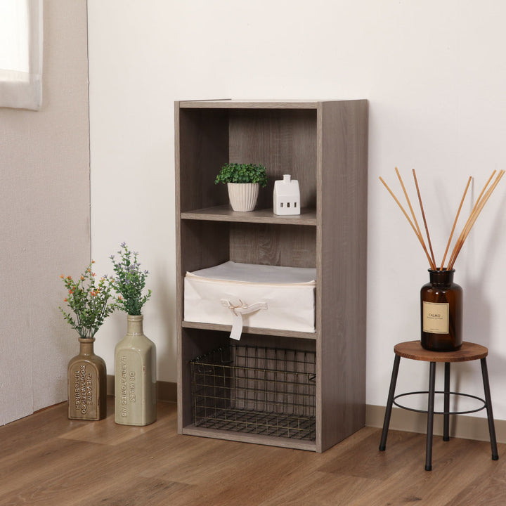 収納ボックスふた付き布魅せる収納ボックス横ハーフ