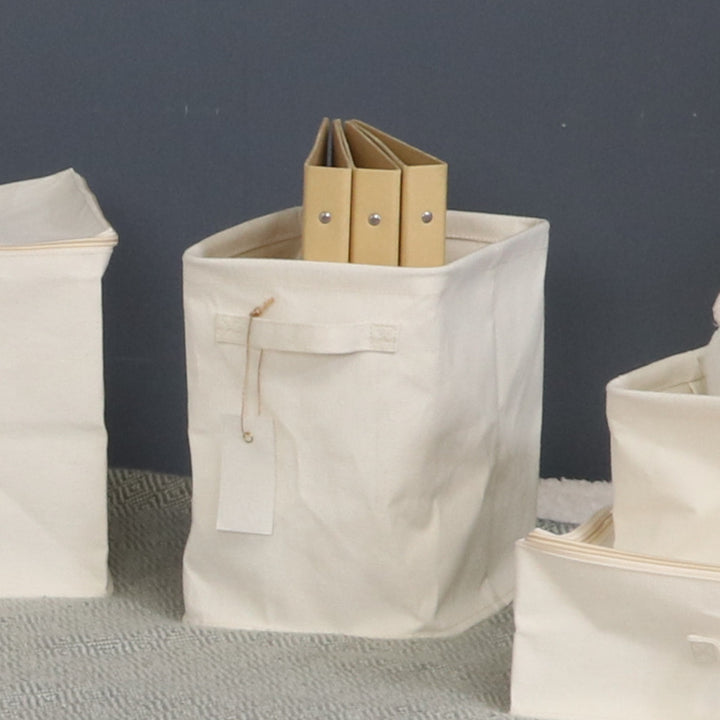 収納ボックス布ふたなし魅せる収納ボックス縦ハーフ