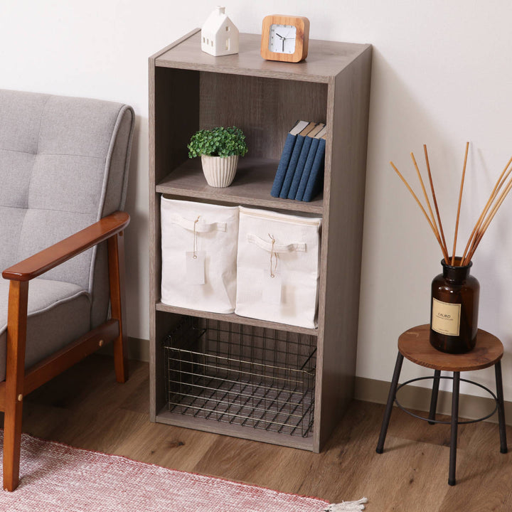 収納ボックス布ふたなし魅せる収納ボックス縦ハーフ