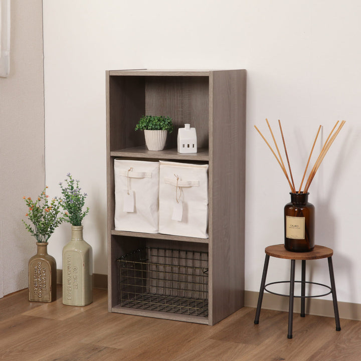 収納ボックスふた付き布魅せる収納ボックス縦ハーフ