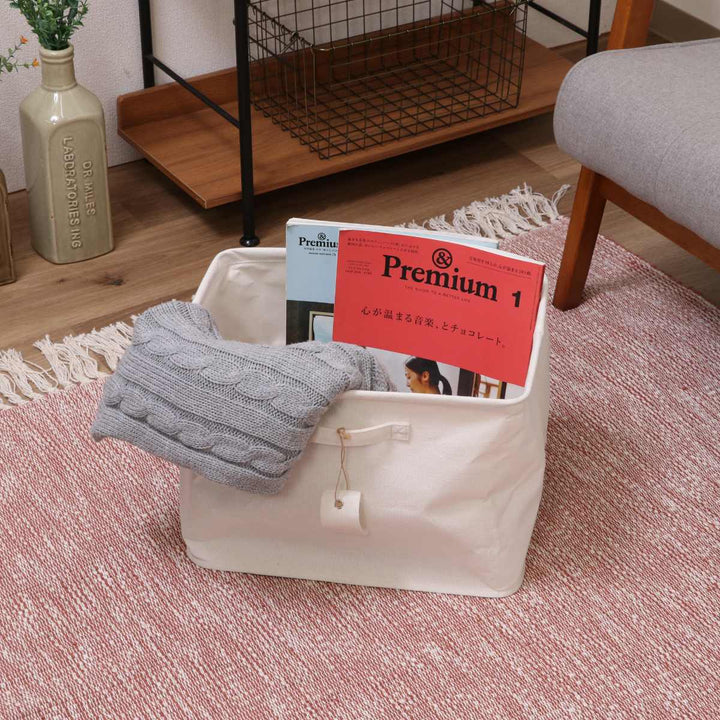 収納ボックス布ふたなし魅せる収納ボックスフルサイズ