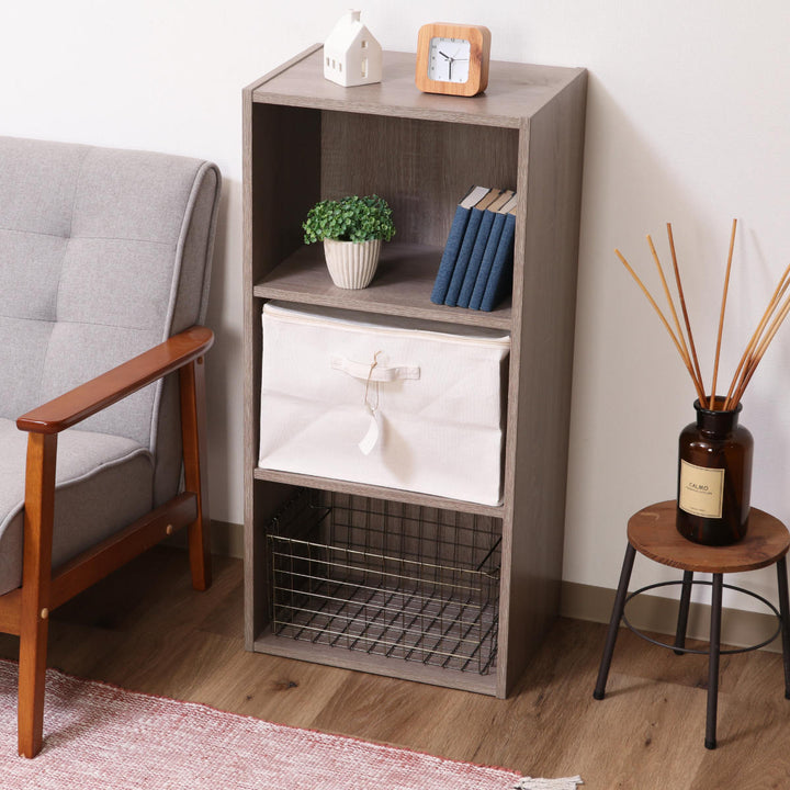 収納ボックスふた付き布魅せる収納ボックスフルサイズ